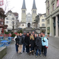 In front of the HofKirche